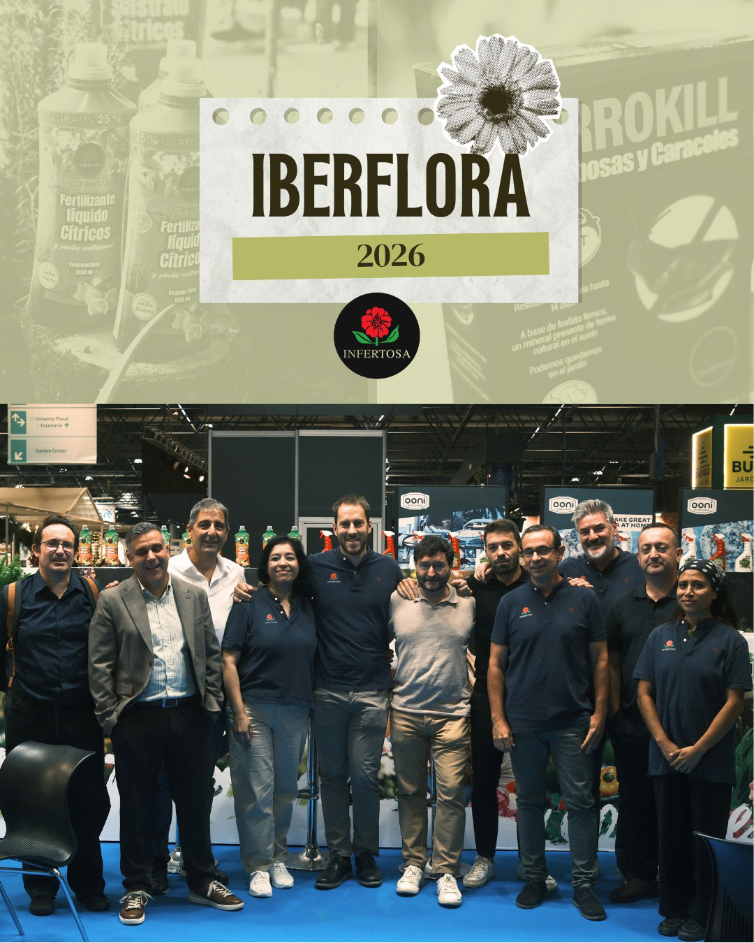 Una ves más Infertosa presente en IBERFLORA 2026